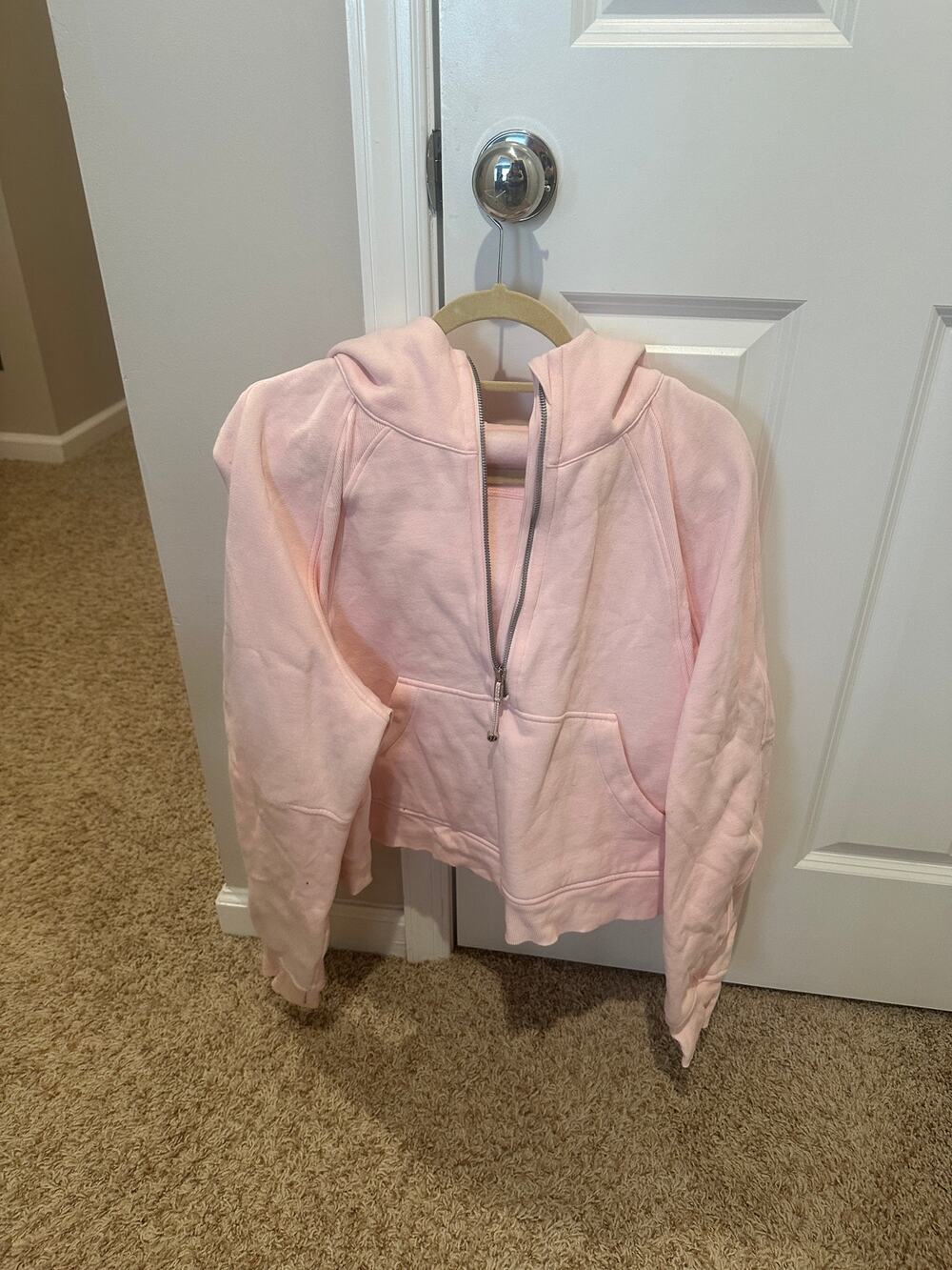 Lululemon Half-Zip Scuba Hoodie XL/XXL - Pink